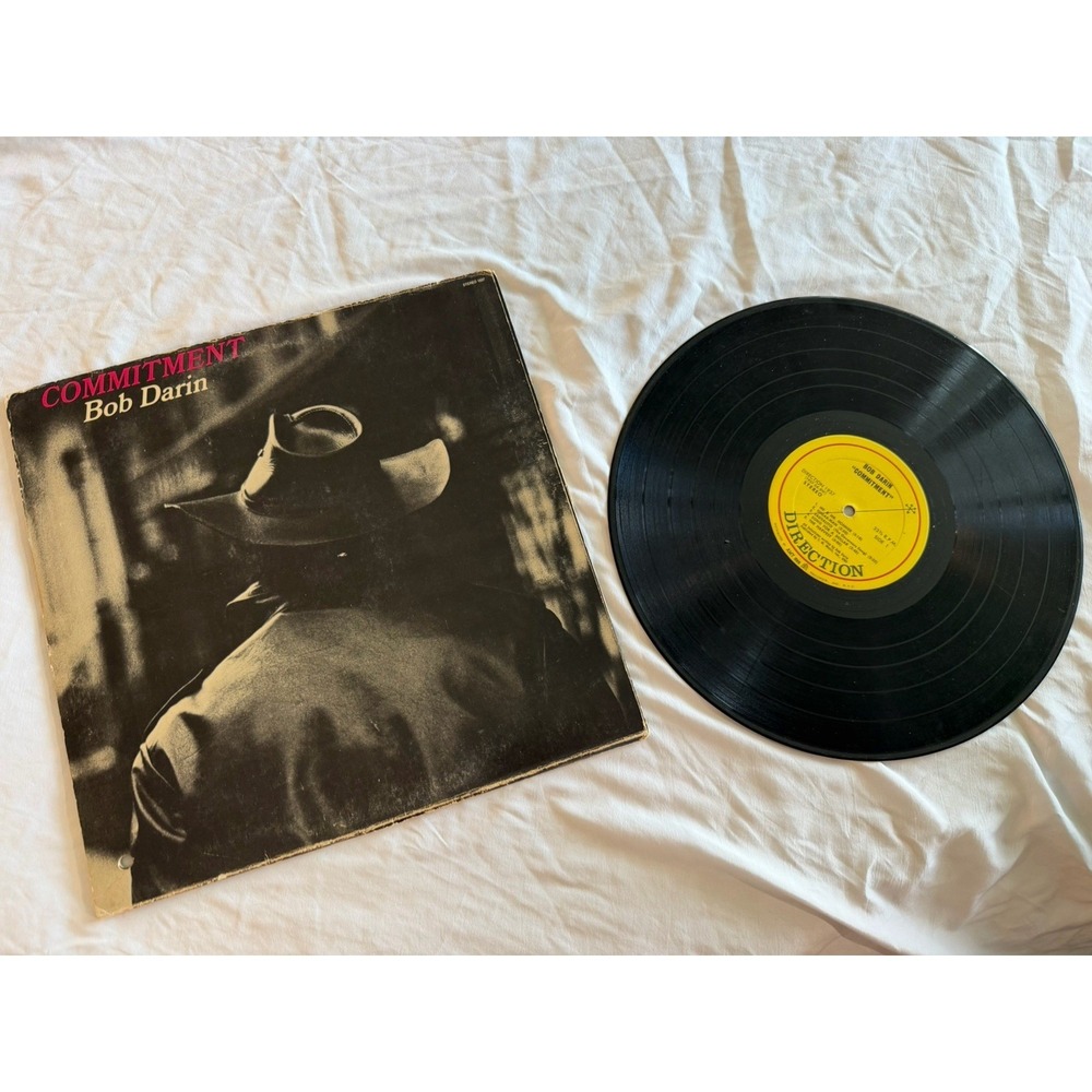 Bob Darin Commitment LP #1937 Stereo Vinyl RARE** Vintage Record